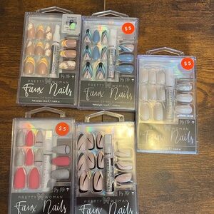 Press on nails - Mixed Color Packs with glue